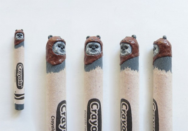 Wax Nostalgic Carved Crayons by Hoang Tran - Ewok