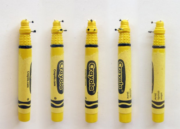 Wax Nostalgic Carved Crayons by Hoang Tran - Doctor Who Dalek
