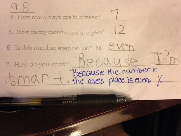 29 Funny Test Answers - How many days are in a week?