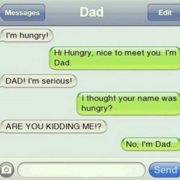 17 Funny Texts from Parents - Nice to meet you Hungry...