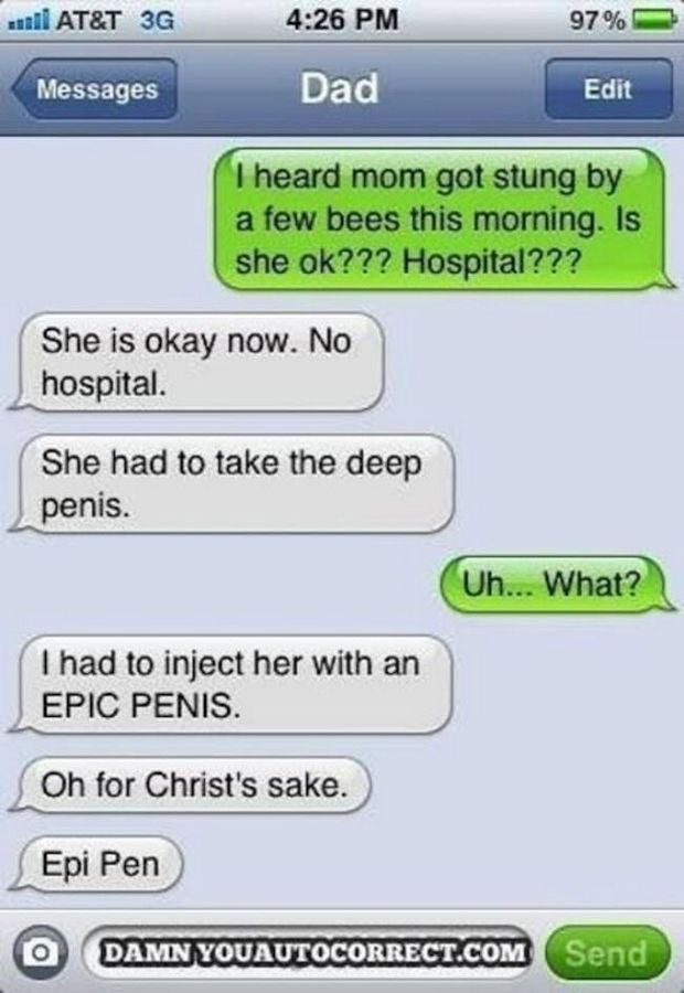 17 Funny Texts from Parents - That is epic.
