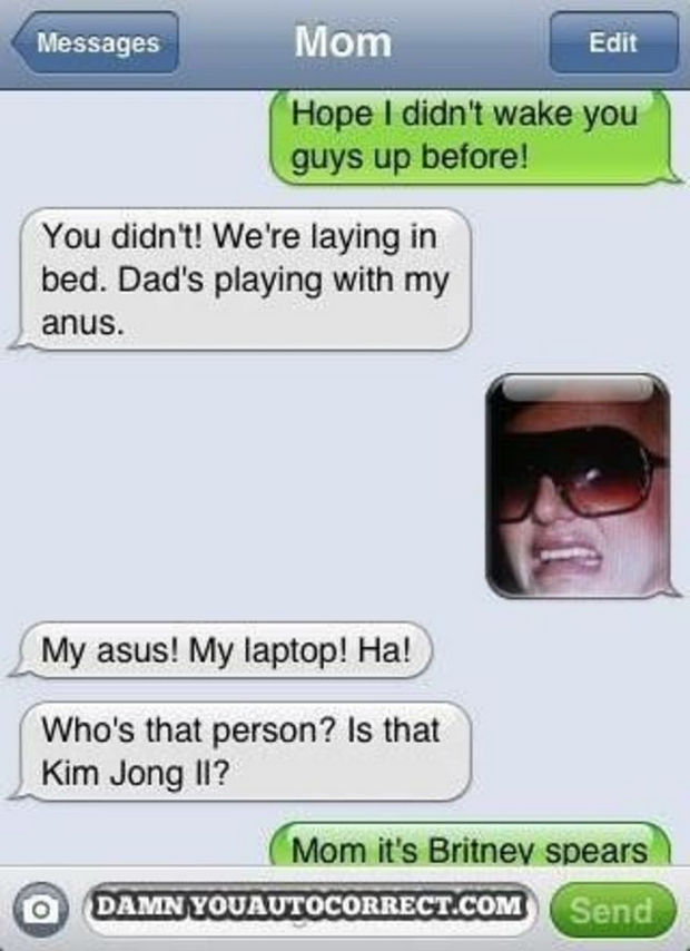 17 Funny Texts from Parents - I could see the resemblance.