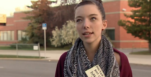 Bullies Broke Into Caitlin Prater-Haackehad's Locker, an Alberta High School Student, and Told Her She Should Die. Her Response to Bullying Will Inspire You.