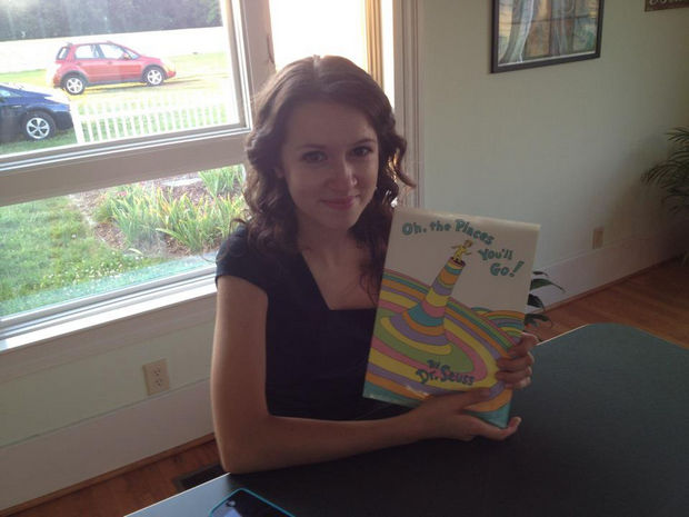 "Oh, The Places You'll Go!" Graduation Gift - Brenna can't express how much she loves her Dad and her family for the special gift.