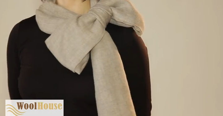 Style #7 - 19 awesome ways to tie a scarf or shawl.