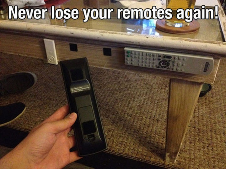 52 Cleaning and Life Hacks - Never lose your remotes again!