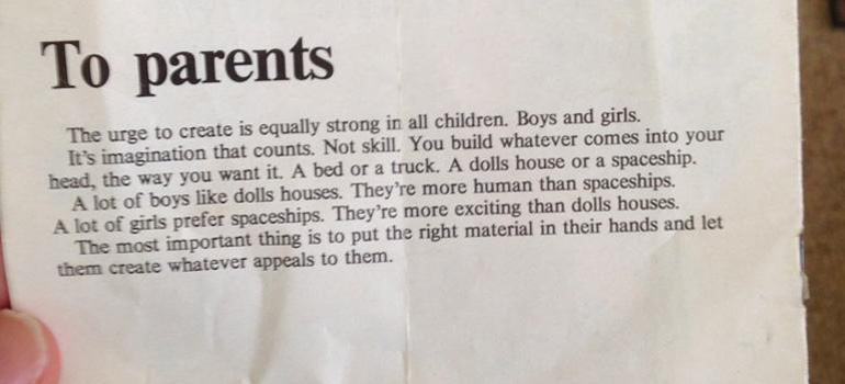 This Letter From Lego to Parents in 1974 Is More Relevant Than Ever