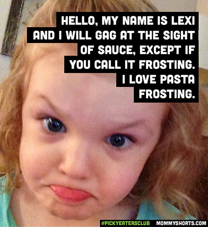 Picky Eaters Club - Hello, my name is Lexi...