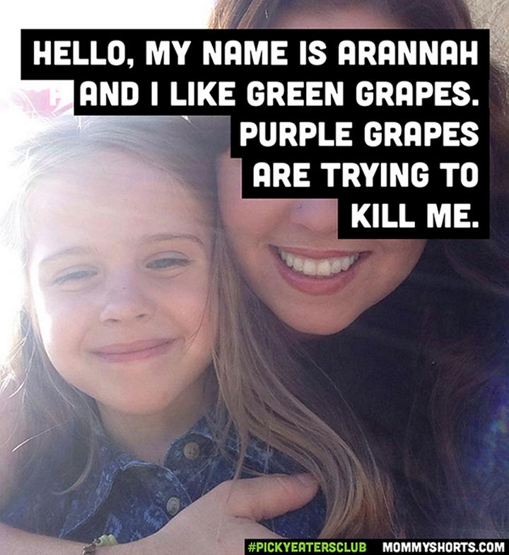Picky Eaters Club - Hello, my name is Arannah...