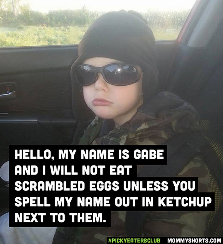Picky Eaters Club - Hello, my name is Gabe...