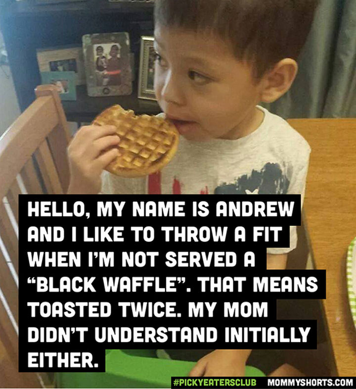 Picky Eaters Club - Hello, my name is Andrew...