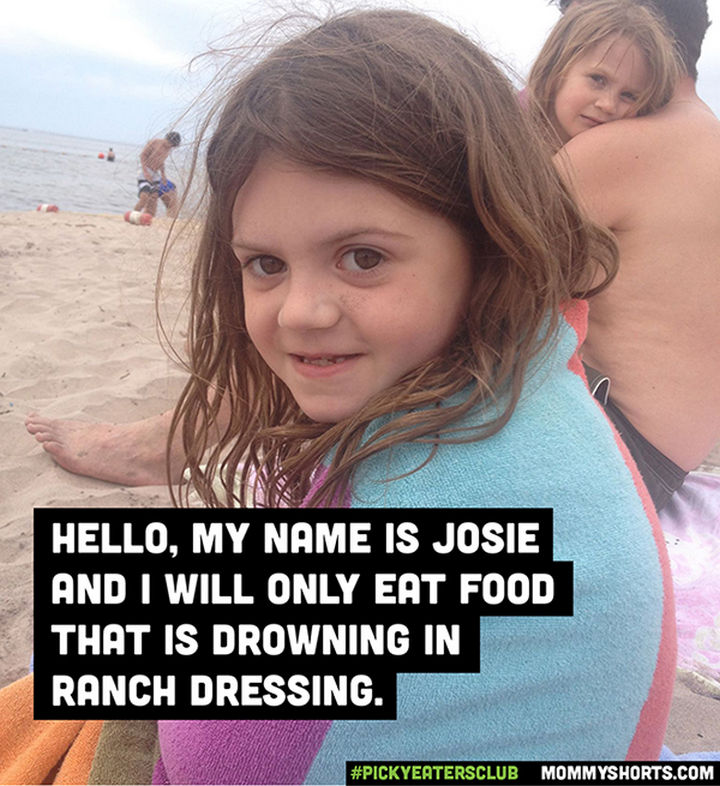 Picky Eaters Club - Hello, my name is Josie...