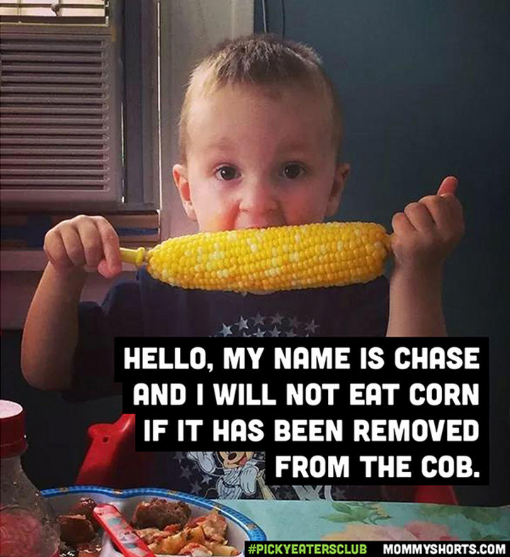 Picky Eaters Club - Hello, my name is Chase...