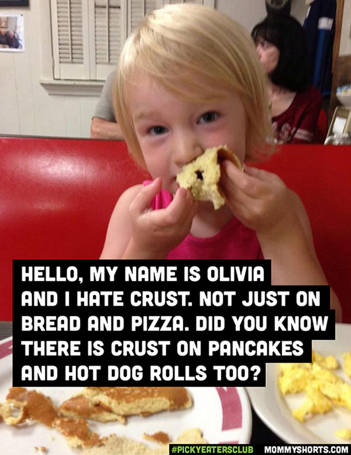 Picky Eaters Club - Hello, my name is Olivia...