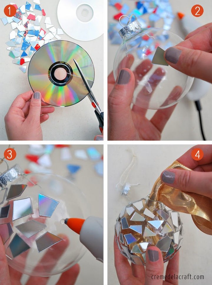 16 DIY CD Craft Ideas Using Recycled CDs That Are Scratched