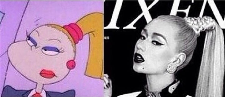 25 People That Look Like Cartoon Characters In Real Life - Charlotte Pickles of Rugrats.