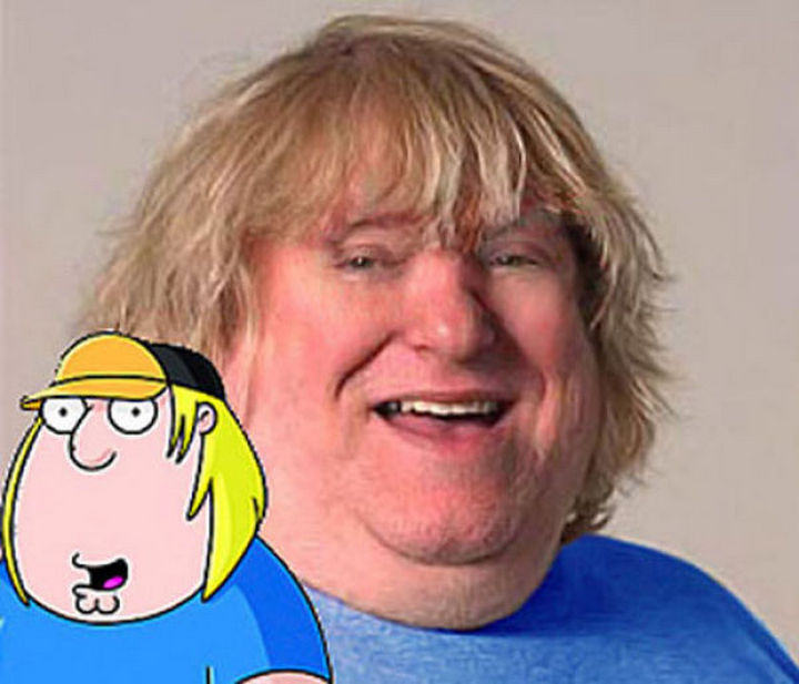 25 People That Look Like Cartoon Characters In Real Life - Chris Griffin of Family Guy.
