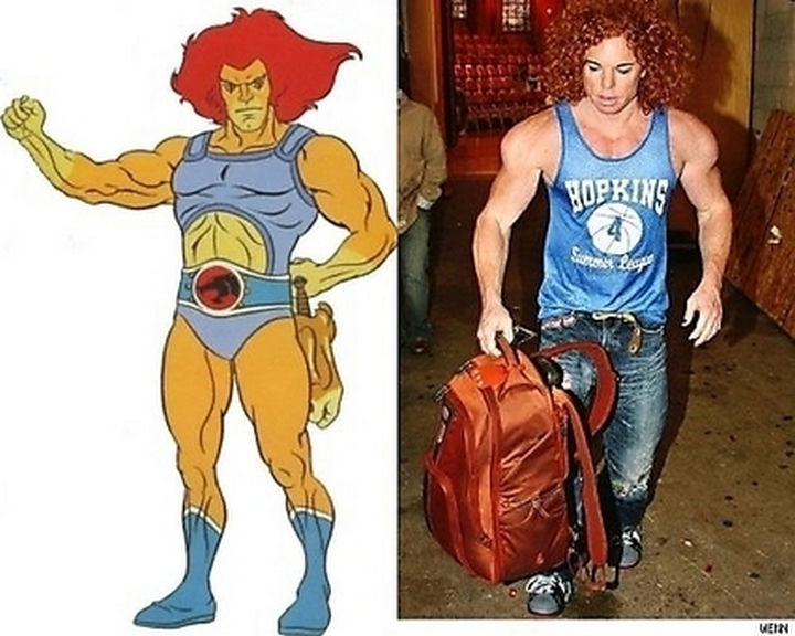 25 People That Look Like Cartoon Characters In Real Life - Lion-O of ThunderCats.