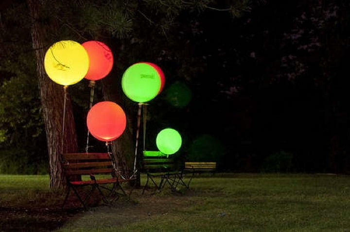 16 Party Hacks - Make these awesome DIY glowing balloons and bring the party outside.