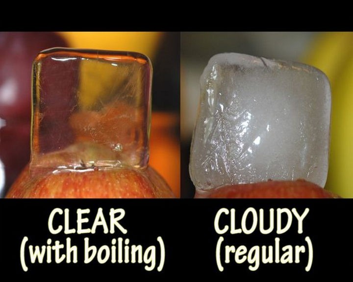 16 Party Hacks - Make crystal clear ice for all your drinks.