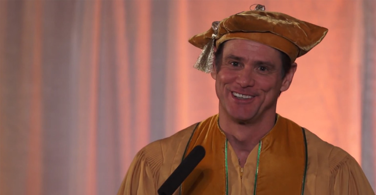 Jim Carrey Gives 60 Seconds of Advice That Inspires for Life.