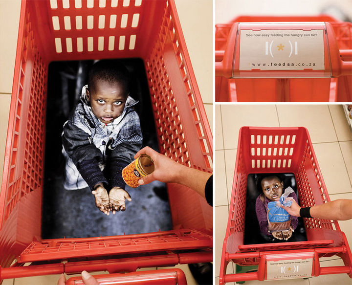 36 Social Awareness Posters - FEED SA: See how easy feeding the hungry can be?