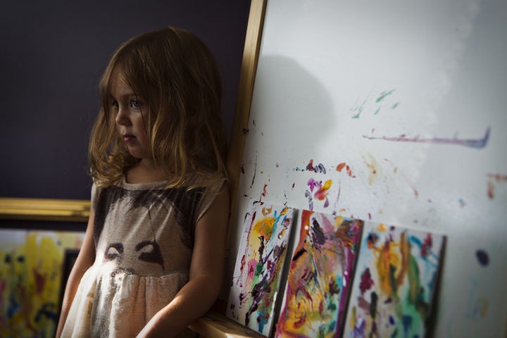 Cosette Swart of Calgary, Alberta is only 4-years-old but she has a passion for art that is undeniable.