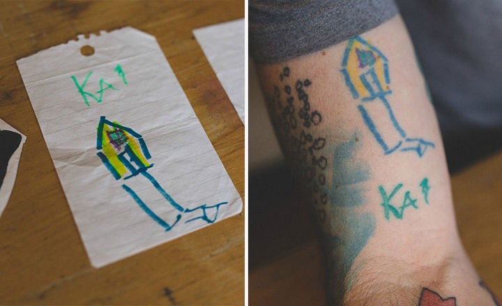 His son, Kai created this house in kindergarten at age 4.