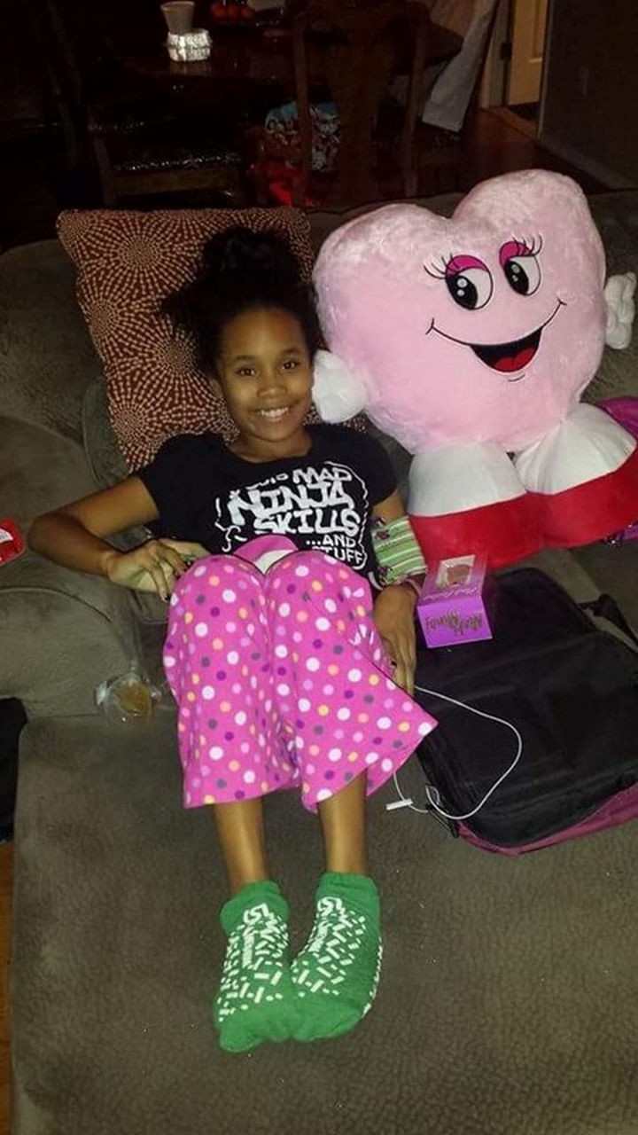 Thanks to the prayers and the strength and determination of Journee, she was sent home to recover with her loving family.
