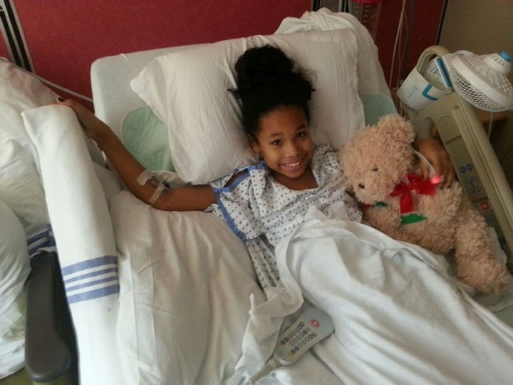 They performed a "Whipple procedure" that removed a part of her liver, pancreas, stomach, gall bladder, and part of her intestine. The tumor was sent for a biopsy but Journee was already smiling just days after the operation.