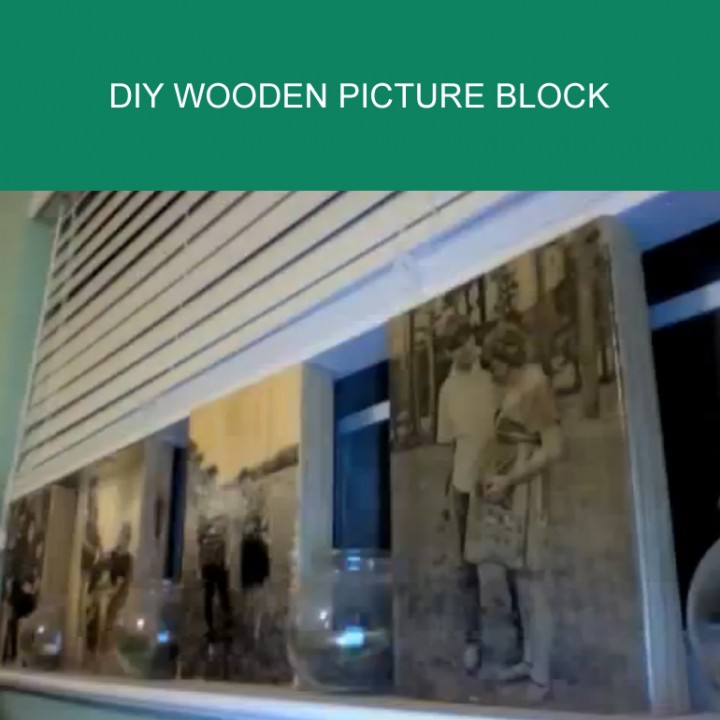 Put Family Pictures on Wood Using This Simple Technique.