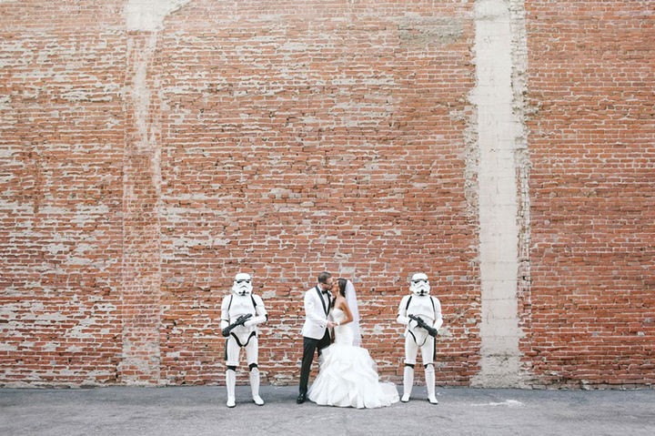 ruly a Star Wars wedding to remember...
