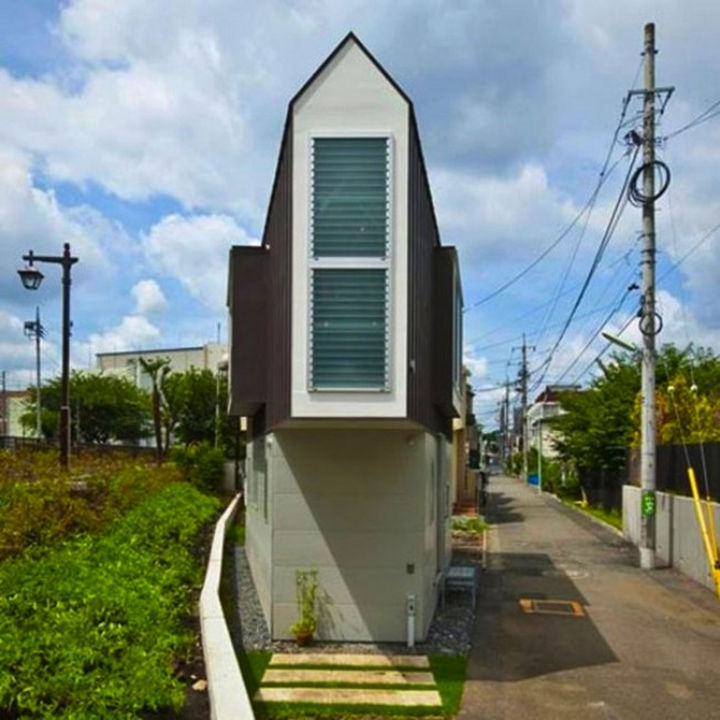 Small House Design in Japan - But from the inside, you won't believe the amount of living space there is.