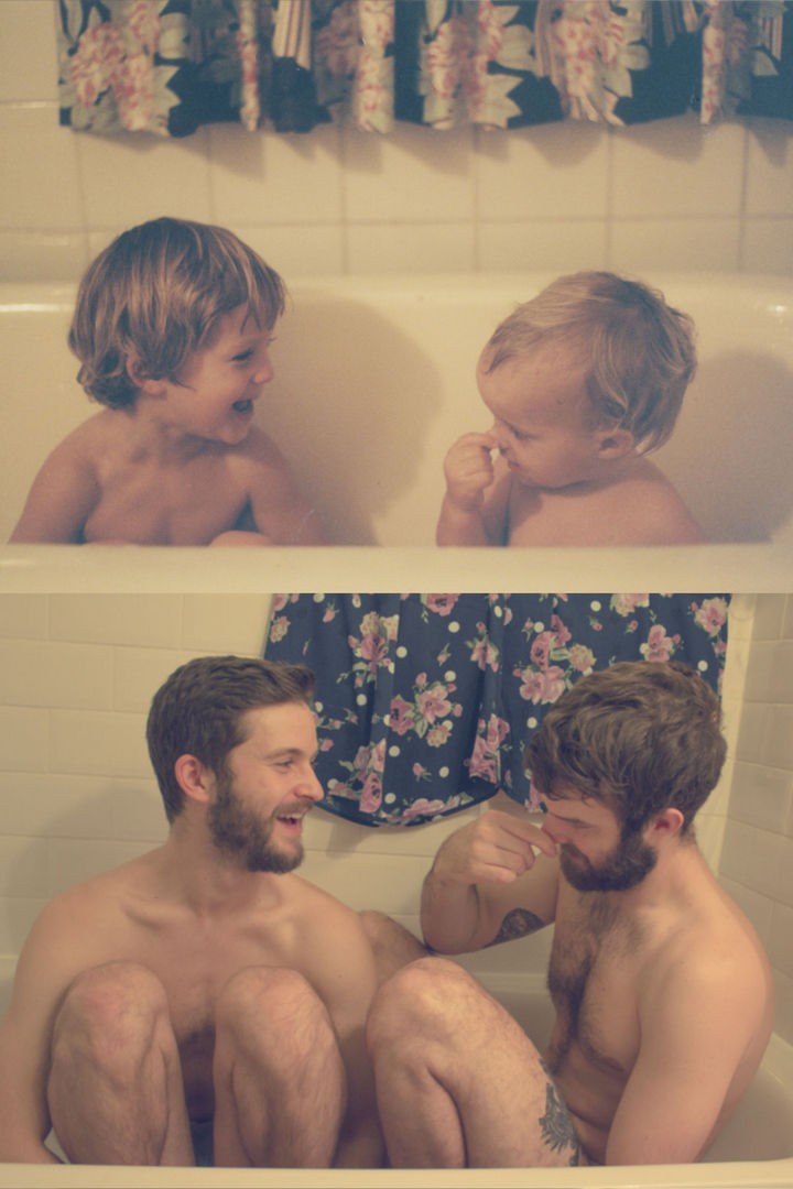 Playtime in the tub.
