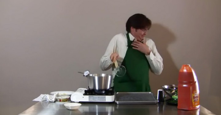 Chef tries deep fried gnocchi with hilarious results!