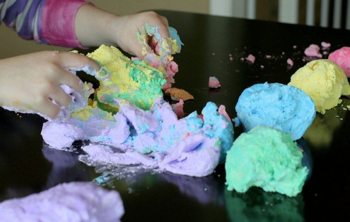 Activities for kids where they'll have a blast with rainbow foam dough