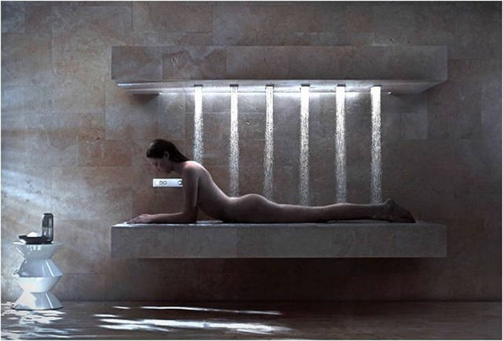 13 Beautiful Showers - Horizontal shower.