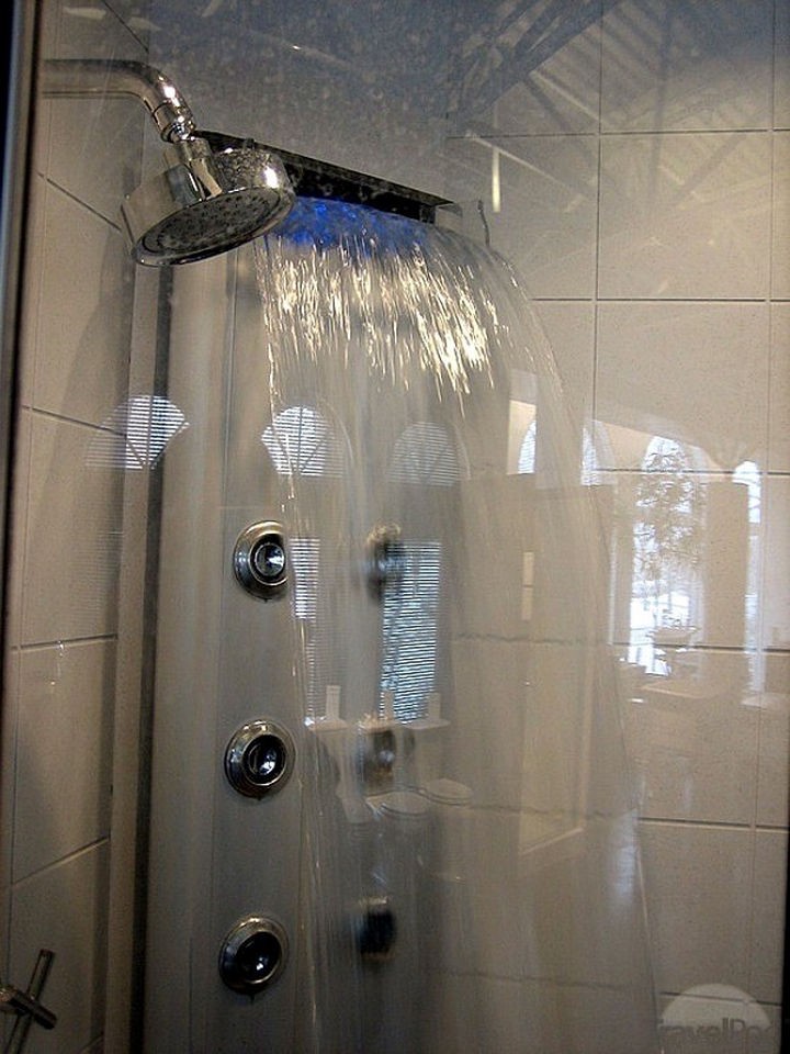 13 Beautiful Showers - Kohler waterfall shower.