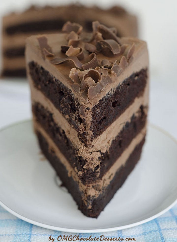 19 Chocolate Cake Recipes That Are Better Than Any Boyfriend - OMG chocolate chocolate cake.
