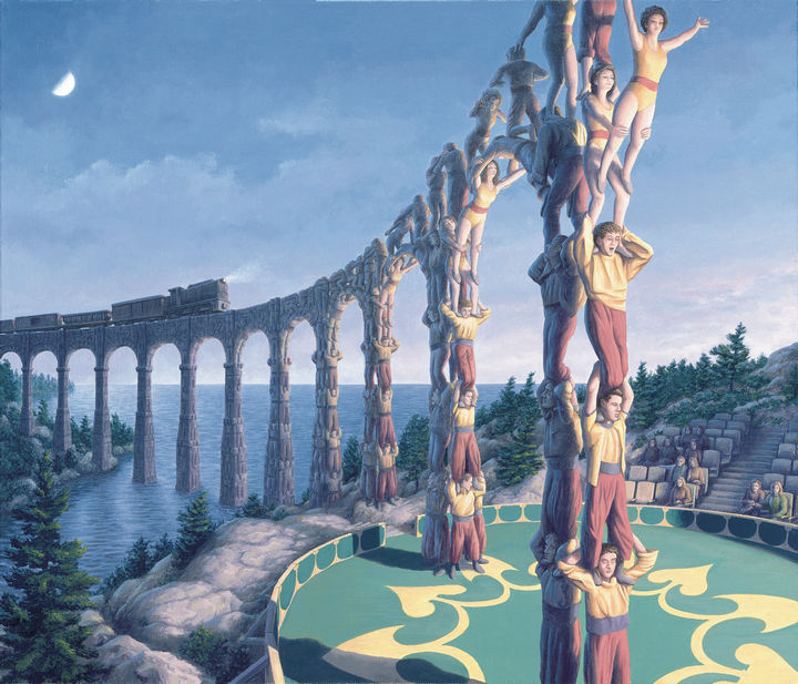 27 Amazing Optical Illusion Paintings By Rob Gonsalves