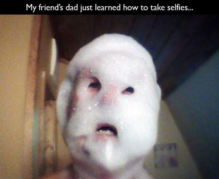 33 Trolling Parents - My friend's dad just learned how to take selfies...