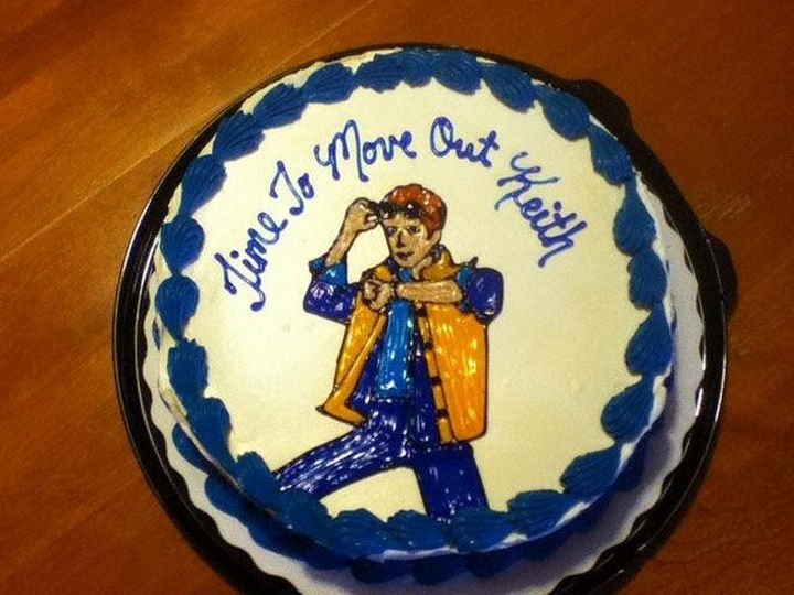 33 Trolling Parents - "Time to Move Out Keith" written on cake.