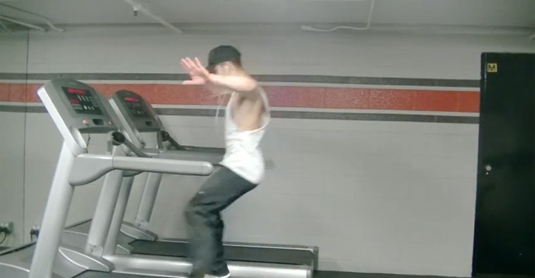 When You See the Moves This Dancer Performs on a Treadmill, It Will Funk You Up