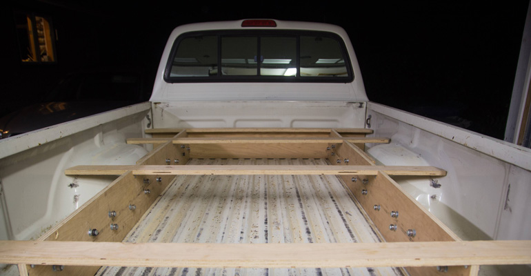 It Looks Like a Normal Truck Until You Open the Tailgate. This DIY Adventure Truck Screams “Road Trip!”