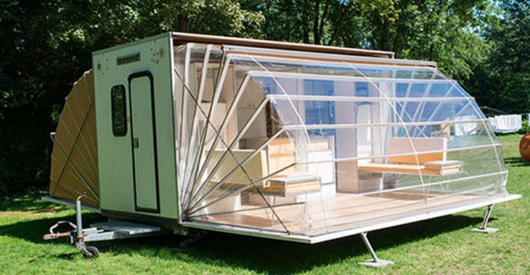 It May Look like an Ordinary Trailer but It Transforms into the Ultimate Camper
