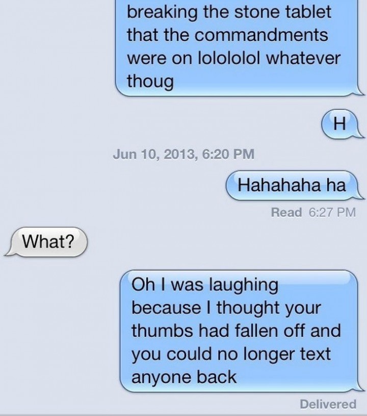 15 People With Ignored Text Messages When People Don't Text Back - Breaking the ice with humor.