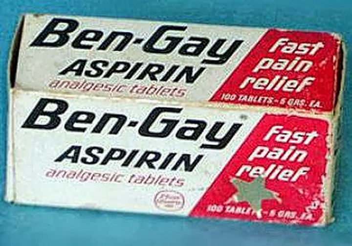 27 Failed Products - Ben-Gay Aspirin.