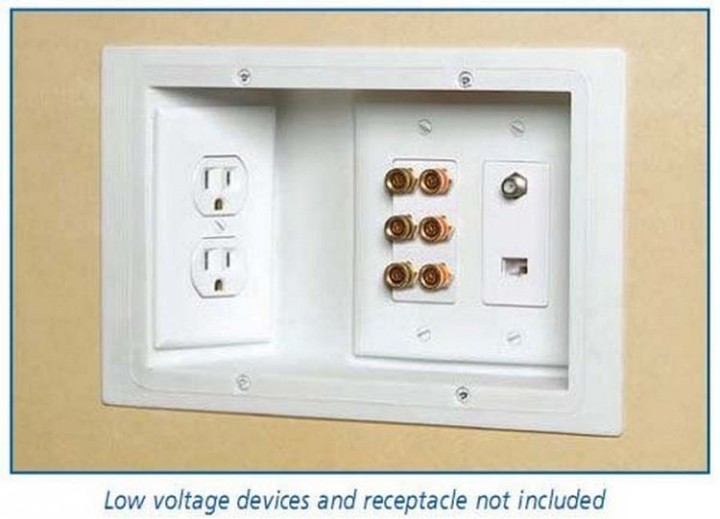 Push your appliances flush against the wall by installing recessed outlets - 37 Home Improvement Ideas