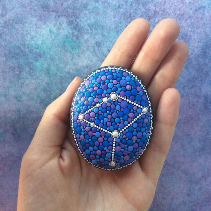Beautiful Mandala Stones by Canadian Artist Elspeth McLean.