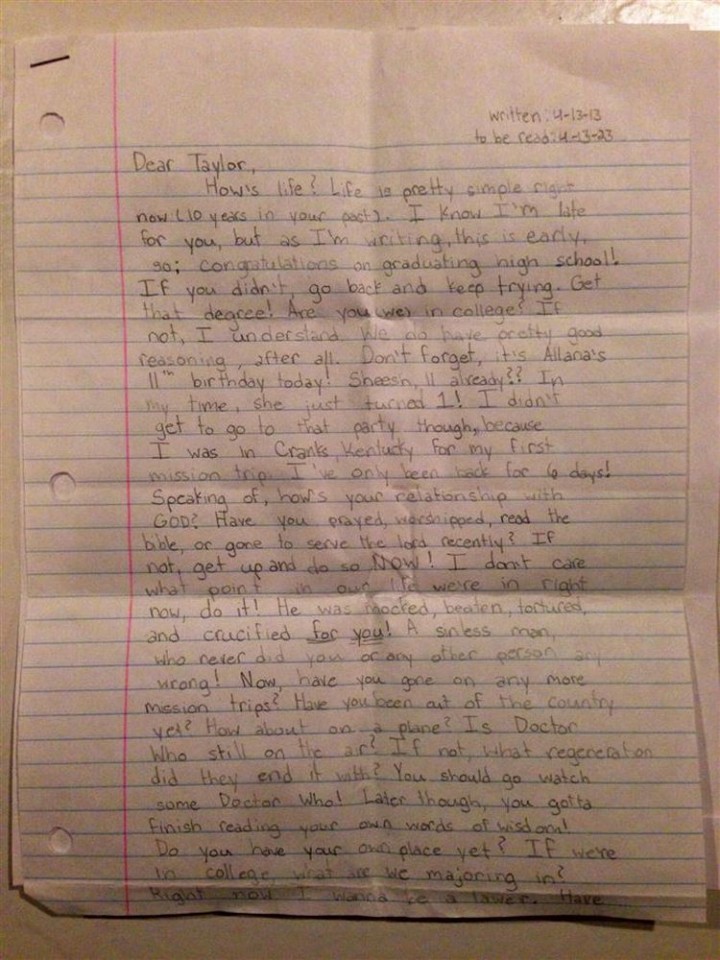She Wrote a Letter to Her Future Self and It Will Break Your Heart 03